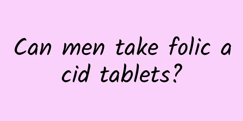 Can men take folic acid tablets?