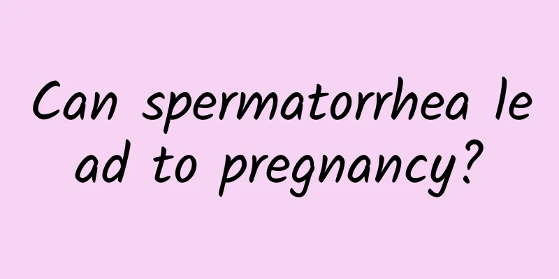 Can spermatorrhea lead to pregnancy?