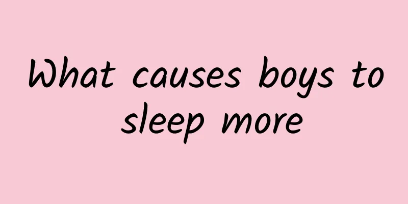 What causes boys to sleep more