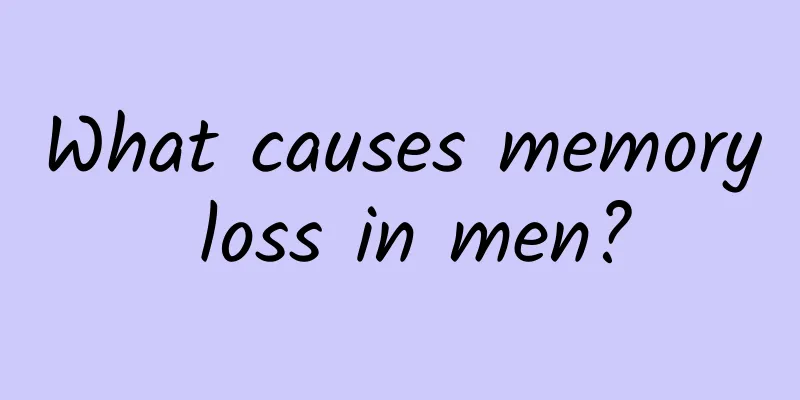 What causes memory loss in men?