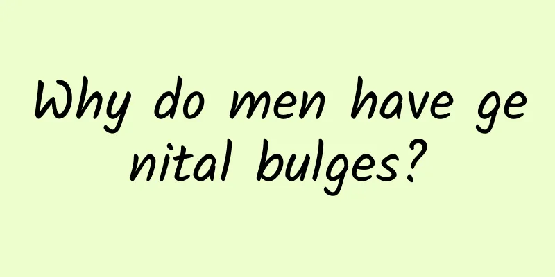 Why do men have genital bulges?