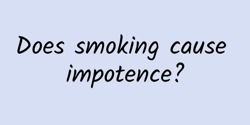 Does smoking cause impotence?
