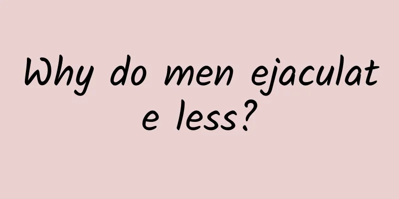 Why do men ejaculate less?