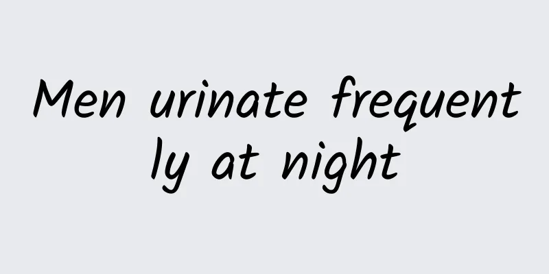 Men urinate frequently at night