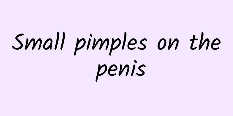 Small pimples on the penis