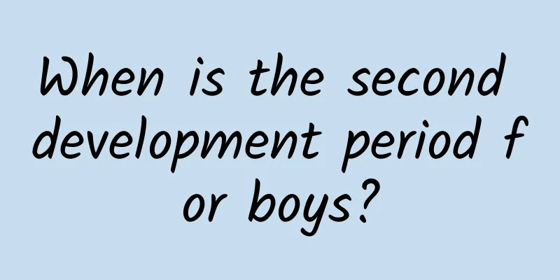 When is the second development period for boys?