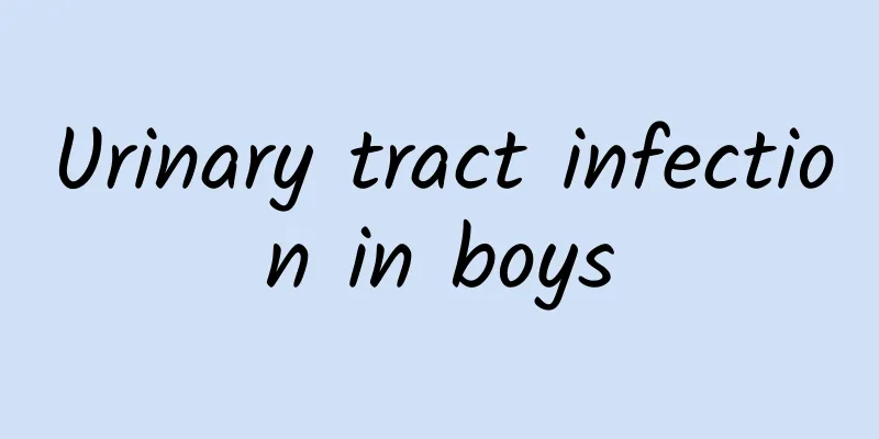 Urinary tract infection in boys