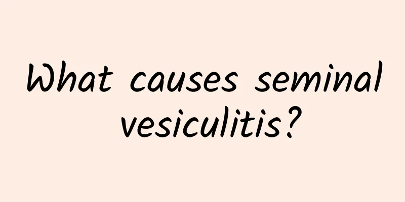 What causes seminal vesiculitis?