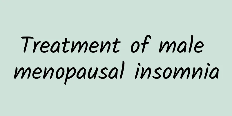 Treatment of male menopausal insomnia