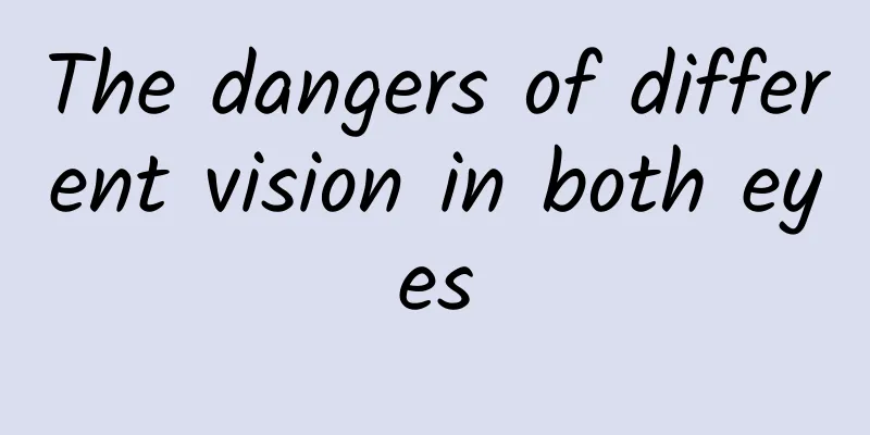 The dangers of different vision in both eyes