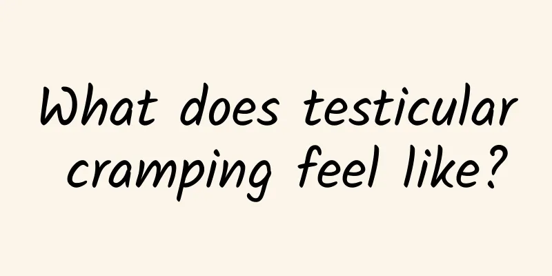 What does testicular cramping feel like?