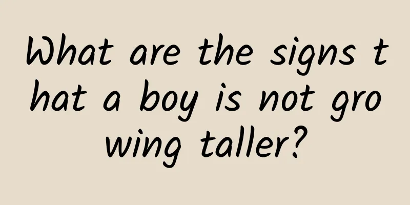 What are the signs that a boy is not growing taller?