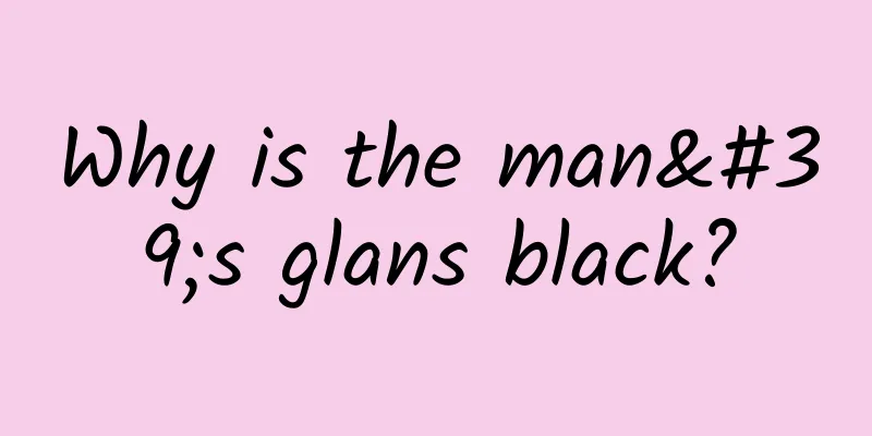 Why is the man's glans black?