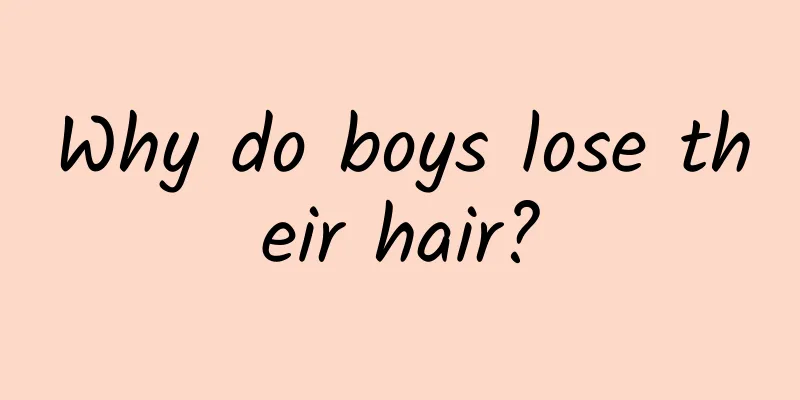 Why do boys lose their hair?