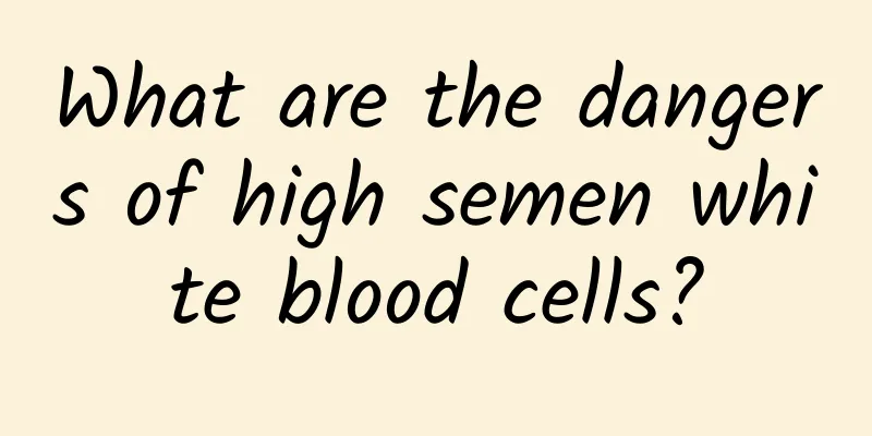 What are the dangers of high semen white blood cells?