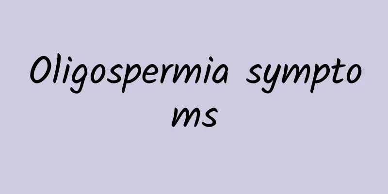 Oligospermia symptoms
