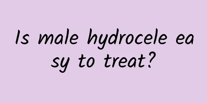 Is male hydrocele easy to treat?