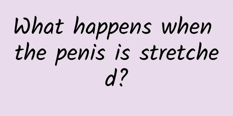 What happens when the penis is stretched?