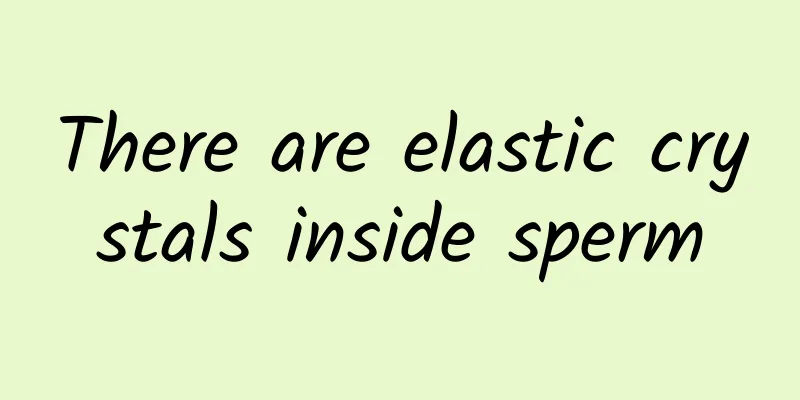 There are elastic crystals inside sperm