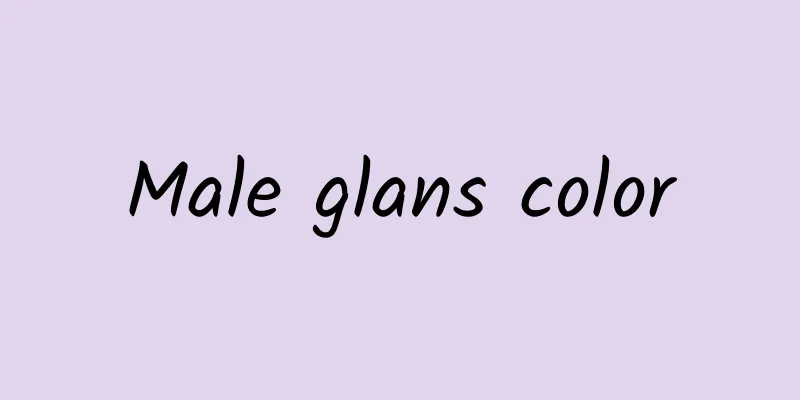 Male glans color