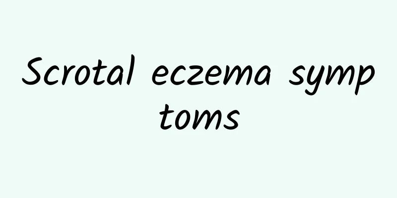 Scrotal eczema symptoms