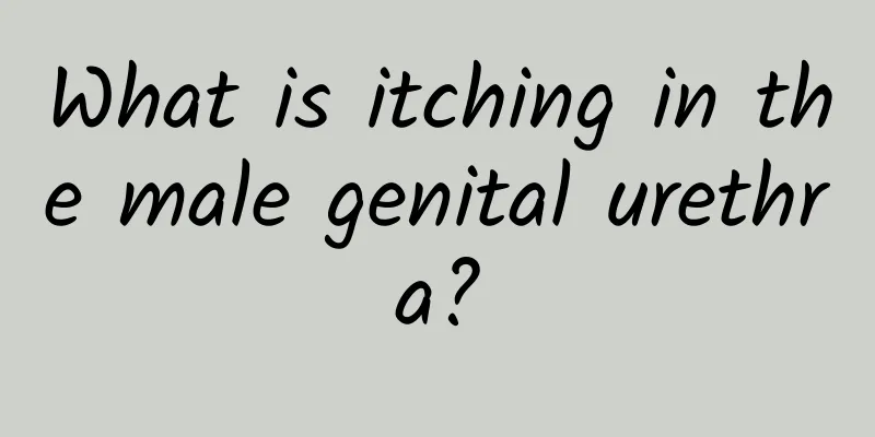 What is itching in the male genital urethra?