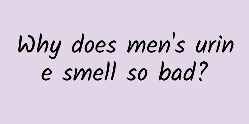 Why does men's urine smell so bad?