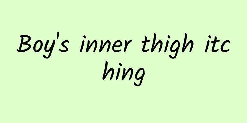 Boy's inner thigh itching