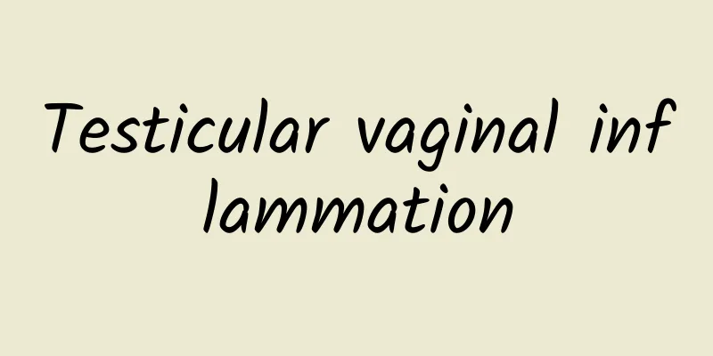 Testicular vaginal inflammation