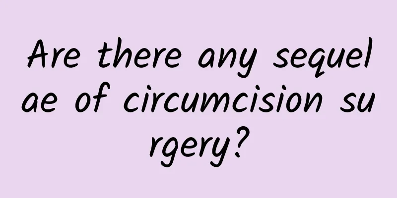 Are there any sequelae of circumcision surgery?