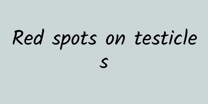 Red spots on testicles