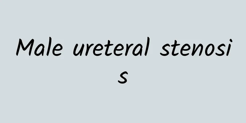 Male ureteral stenosis