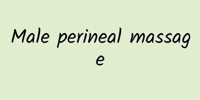 Male perineal massage