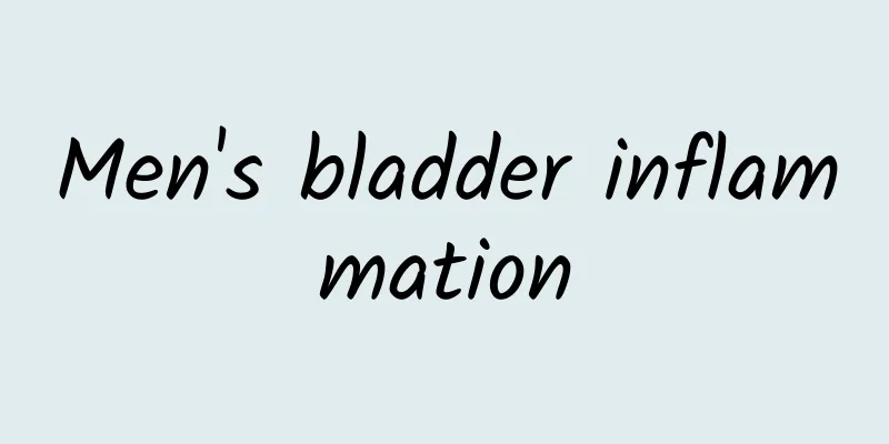 Men's bladder inflammation