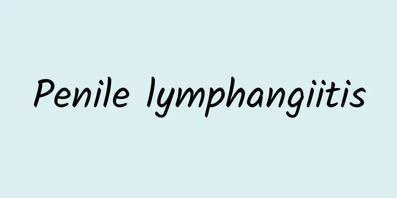 Penile lymphangiitis