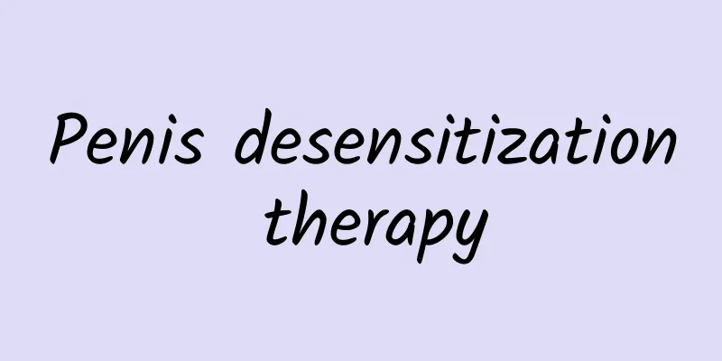 Penis desensitization therapy