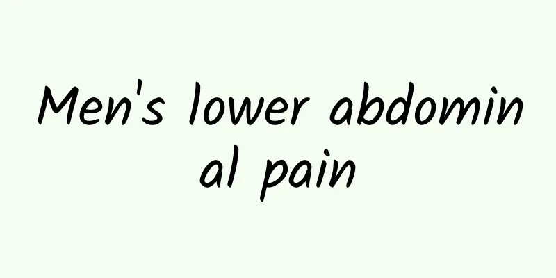 Men's lower abdominal pain