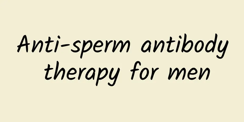 Anti-sperm antibody therapy for men