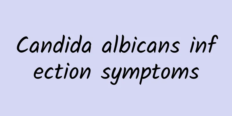 Candida albicans infection symptoms