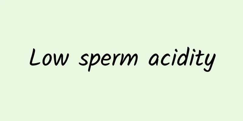 Low sperm acidity