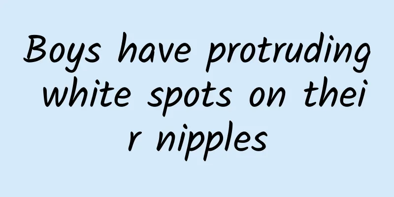 Boys have protruding white spots on their nipples
