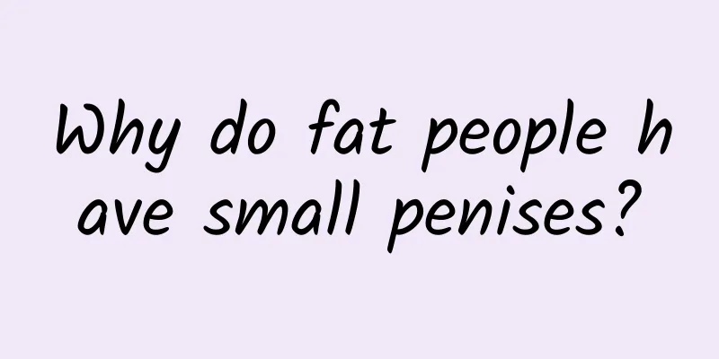 Why do fat people have small penises?