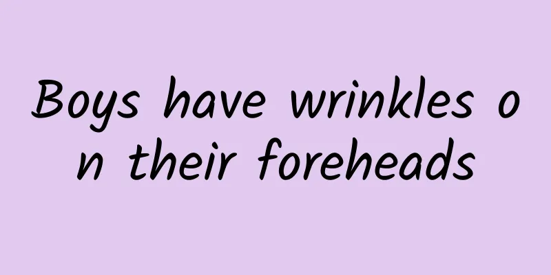 Boys have wrinkles on their foreheads