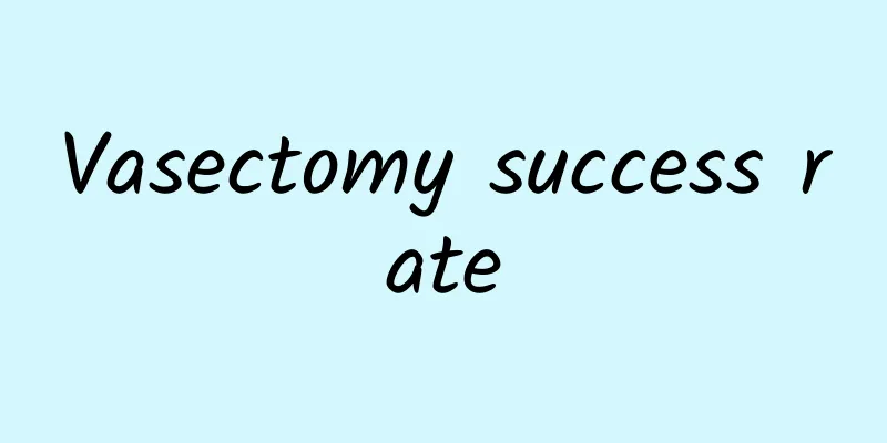 Vasectomy success rate