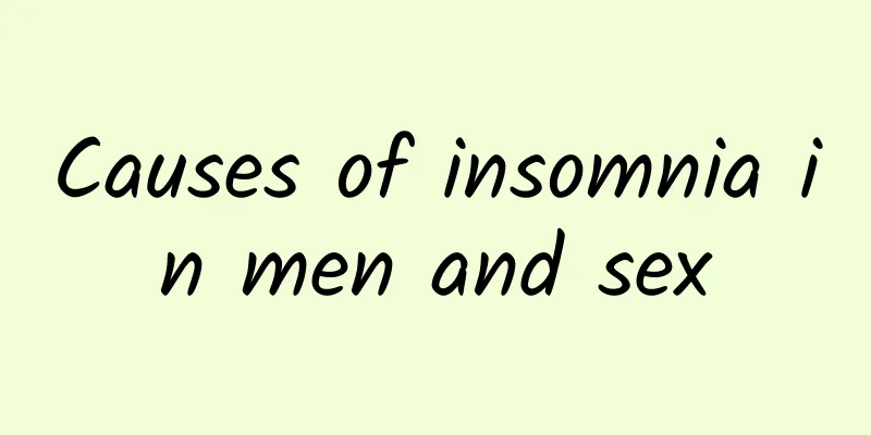 Causes of insomnia in men and sex