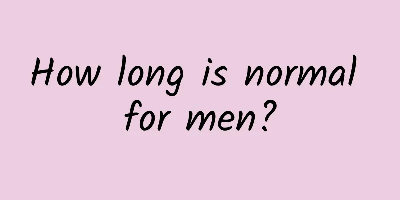 How long is normal for men?