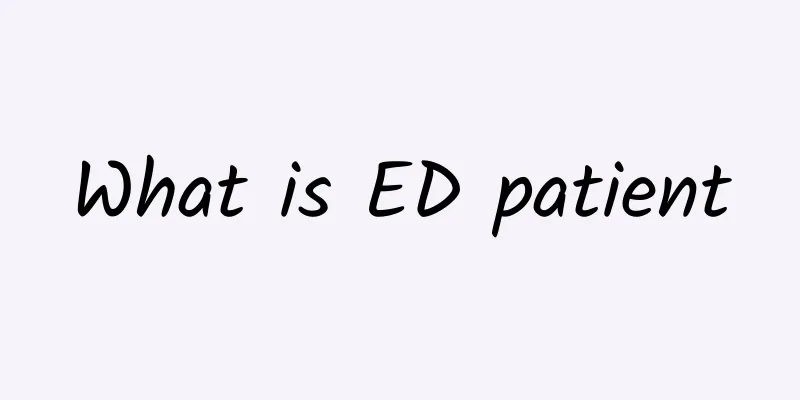 What is ED patient