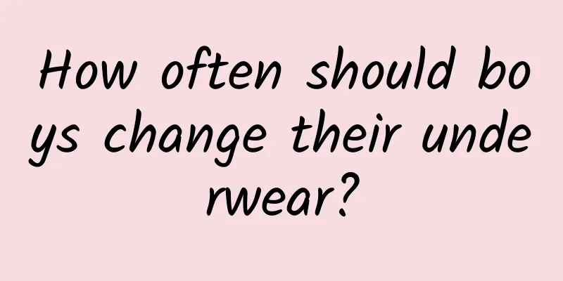 How often should boys change their underwear?