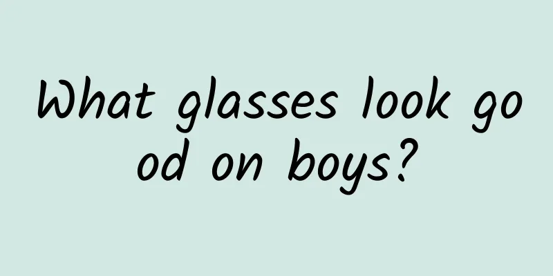What glasses look good on boys?