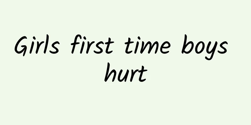 Girls first time boys hurt